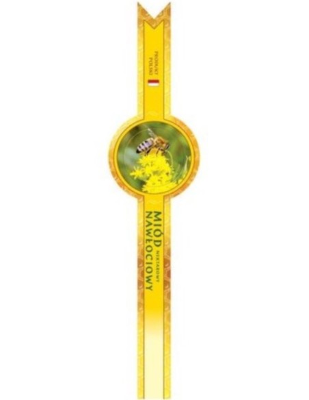 BANDEROLE MIÓD NAWŁOCIOWY 41MM X 181MM - 100 SZTUK