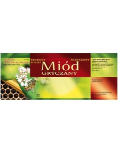 ETYKIETY NA MIÓD GRYCZANY 154X60 (DUŻE) – 100 SZT.