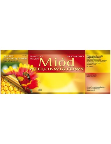 ETYKIETY NA MIÓD WIELOKWIATOWE 154X60 (DUŻE) –...