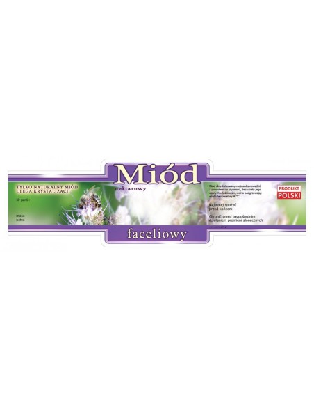ETYKIETY OZDOBNE NA MIÓD FACELIOWY 185X55 – 100 SZT.