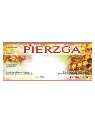 ETYKIETY NA PIERZGĘ – 50 SZT.