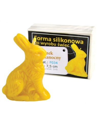 FORMA SILIKONOWA - ZAJĄCZEK WIELKANOCNY -...