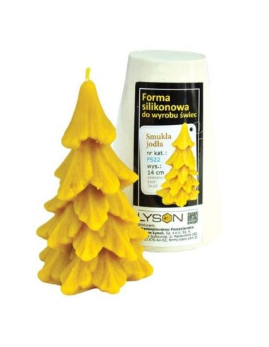 FORMA SILIKONOWA - SMUKŁA JODŁA - WYSOKOŚĆ 14CM