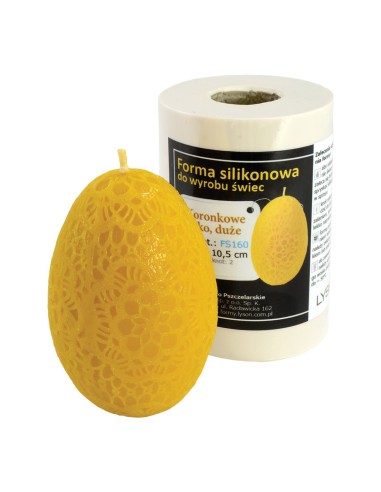 FORMA SILIKONOWA - KORONKOWE JAJKO DUŻE -...
