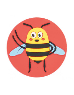 MAGNES SILIKONOWY OKRĄGŁY - PSZCZOŁA - CZERWONY