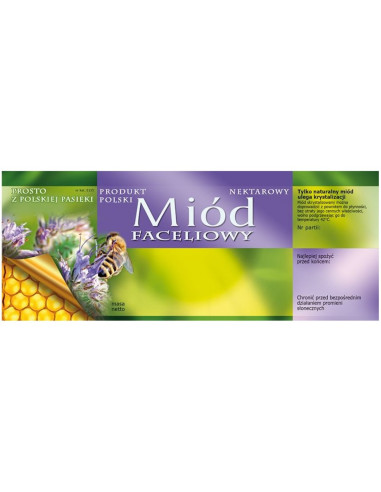 ETYKIETY NA MIÓD FACELIOWY 154X60 (DUŻE) – 100...