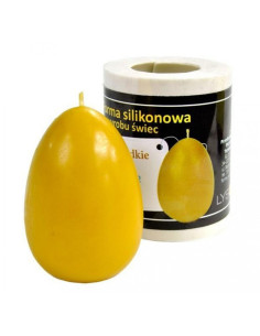 FORMA SILIKONOWA - JAJKO GŁADKIE DUŻE - WYSOKOŚĆ 7,5CM