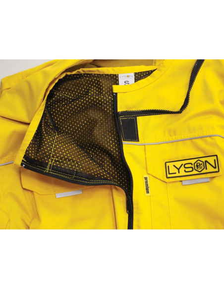 KOMBINEZON PSZCZELARSKI Z POSZEWKA I ODBLASKAMI - PREMIUM