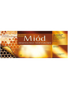 ETYKIETY NA MIÓD SPADZIOWO-NEKTAROWY 154X60 (DUŻE) – 100...