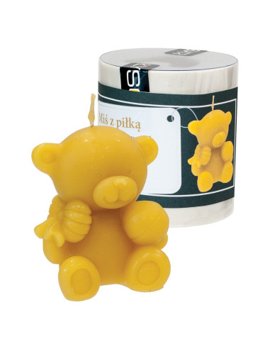 FORMA SILIKONOWA - MIŚ Z PIŁKĄ - WYSOKOŚĆ 5CM