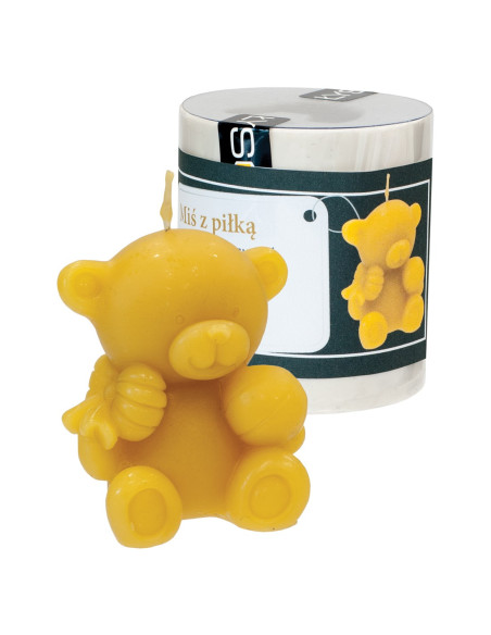 FORMA SILIKONOWA - MIŚ Z PIŁKĄ - WYSOKOŚĆ 5CM