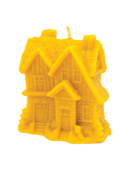FORMA SILIKONOWA - ZIMOWY DOMEK Z CHOINKAMI - WYSOKOŚĆ 10CM