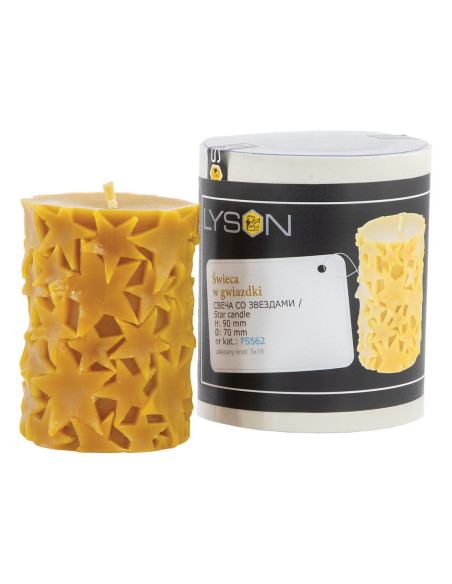 FORMA SILIKONOWA - ŚWIECA W GWIAZDKI