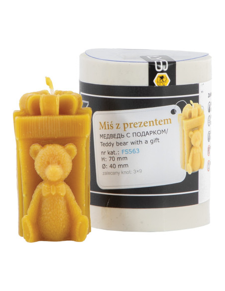 FORMA SILIKONOWA - MIŚ Z PREZENTEM