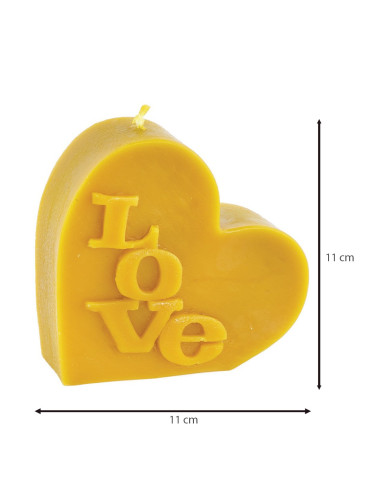 FORMA SILIKONOWA - SERCE Z NAPISEM "LOVE"