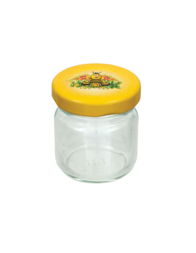 SŁOIK MINI 35 ML Z NAKRĘTKĄ BAJKOWĄ - 1 SZT.