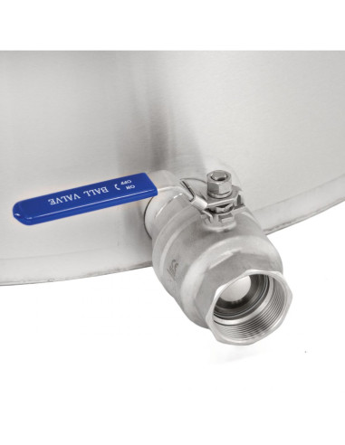 ODSTOJNIK NIERDZEWNY - ZAWÓR KULOWY 2" - 500 KG