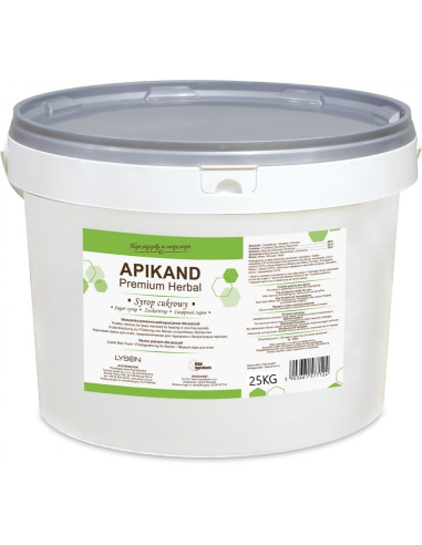 APIKAND PREMIUM HERBAL - SYROP CUKROWY - 25KG