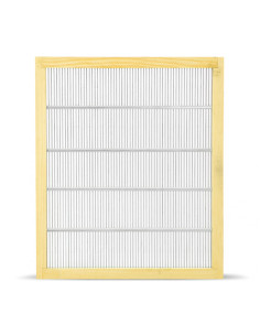 KRATA ODGRODOWA DADANT W OBRAMOWANIU DREWNIANYM - ZWYKŁA