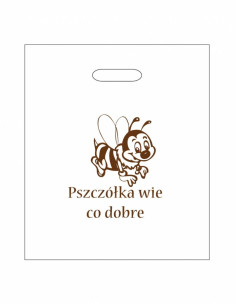 TORBY FOLIOWE LDPE 50 SZT. 30 X 35 CM "PSZCZÓŁKA"