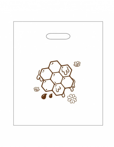 TORBY FOLIOWE LDPE 50 SZT. 30 X 35 CM "PLASTER...