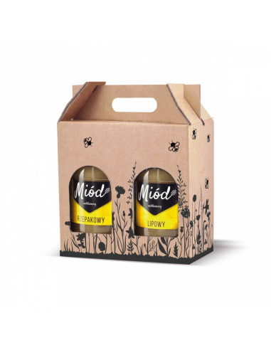 PUDEŁKO NA 2 SŁOIKI 900ML (1szt)