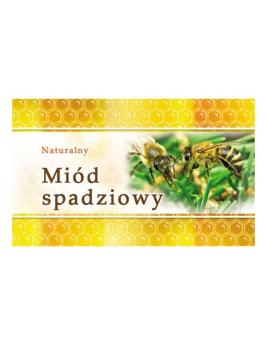 ETYKIETY MAŁE (MIÓD SPADZIOWY) 45X25 – 100 SZT.
