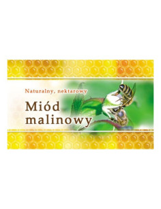 ETYKIETY MAŁE (MIÓD MALIONOWY) 45X25 – 100 SZT.