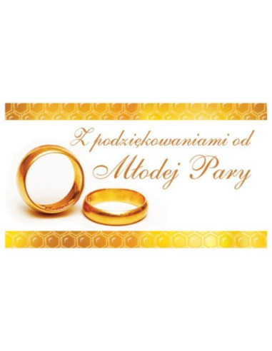 ETYKIETY MAŁE (WESELNA) 45X25 – 100 SZT.