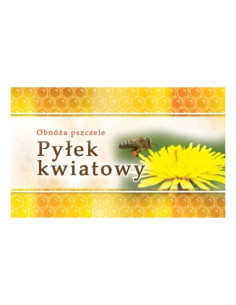 ETYKIETY MAŁE (PYŁEK PSZCZELI) 45X25 – 100 SZT.