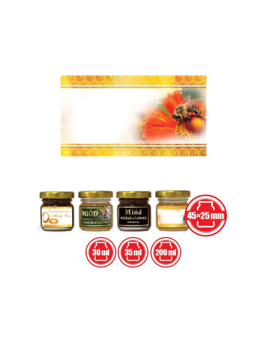 ETYKIETY MAŁE (UNIWERSALNE) 45X25 – 100 SZT.