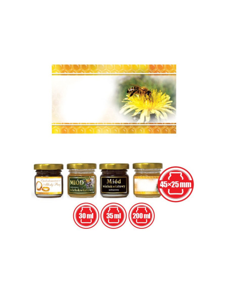 ETYKIETY MAŁE (UNIWERSALNE) 45X25 – 100 SZT.