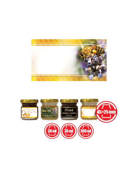 ETYKIETY MAŁE (UNIWERSALNE) 45X25 – 100 SZT.