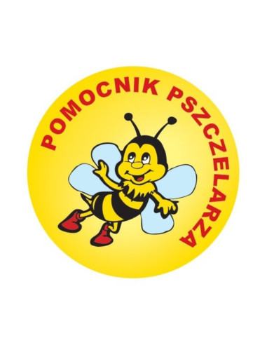 ETYKIETY MINI "POMOCNIK PSZCZELARZA" Ø 37MM –...
