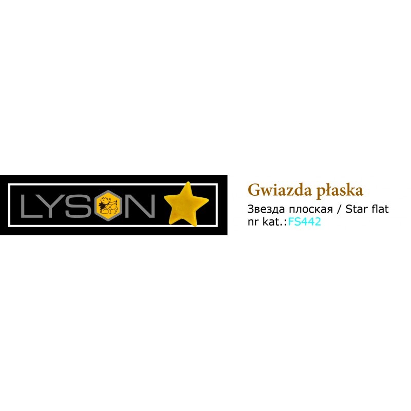 FORMA SILIKONOWA - GWIAZDA PŁASKA