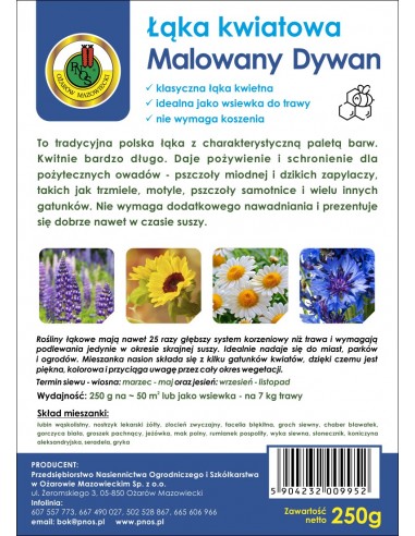 NASIONA - ŁĄKA KWIATOWA MALOWANY DYWAN 500G