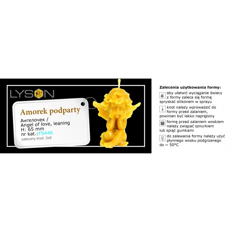 FORMA SILIKONOWA - AMOREK PODPARTY - WYSOKOŚĆ...