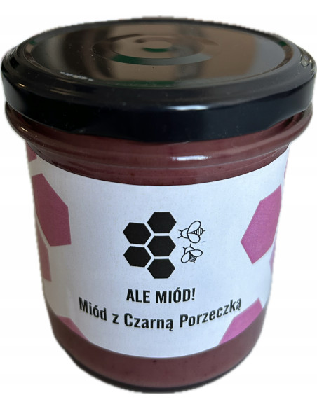 MIÓD Z CZARNĄ PORZECZKĄ - 400G