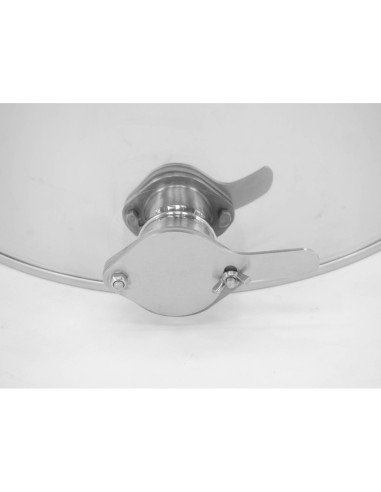 ODSTOJNIK NIERDZEWNY - 70L - Z SITEM STOŻKOWYM