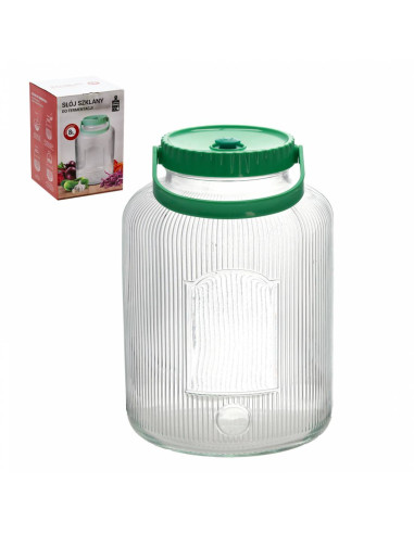 Szklany Słój do Fermentacji 8L