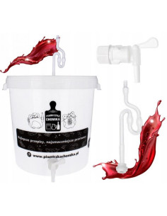 Pojemnik Fermentacyjny 30L z Pokrywą, Kranikiem, Rurką i... 2