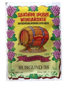 Drożdże Winiarskie "Burgund 38"