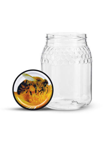 Słoik Plastikowy z Nakrętką 746 ml - 1 szt.