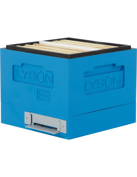 Mini dennica do mini ula WL, Dadant CLASSIC na ramki modułowe, malowany (niebieski)