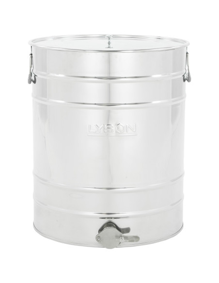 Odstojnik Nierdzewny 30 l / ~40 kg, Zawór Nierdzewny 6/4", Uchwyty – CLASSIC