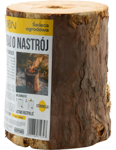 Świeca Ogrodowa Antykomarowa – Citronella