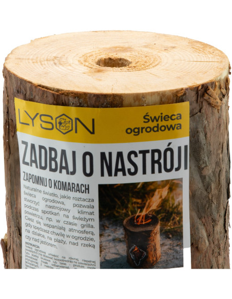 Świeca Ogrodowa Antykomarowa – Citronella