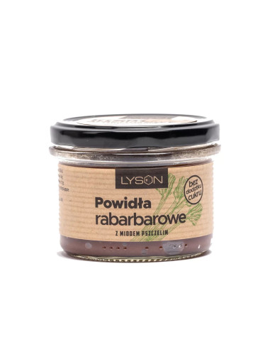 Powidła Rabarbarowe z Miodem Pszczelim 200g