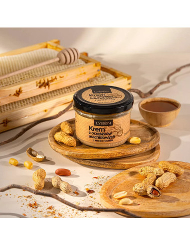 Krem Arachidowy z Pyłkiem Pszczelim – 200g