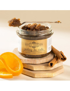 Peeling do Ciała Miód, Wosk, Cynamon – 250 g
